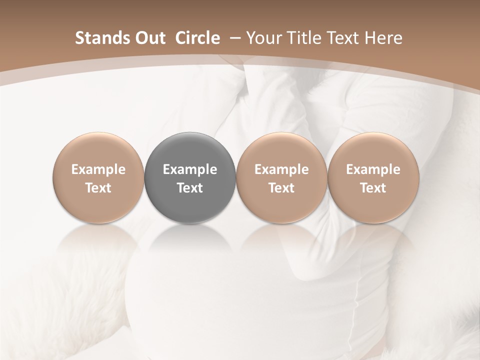 Pensive Headache Mother PowerPoint Template