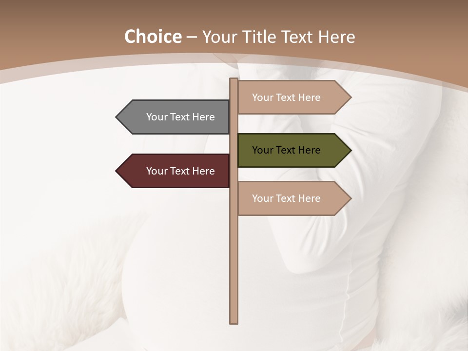 Pensive Headache Mother PowerPoint Template