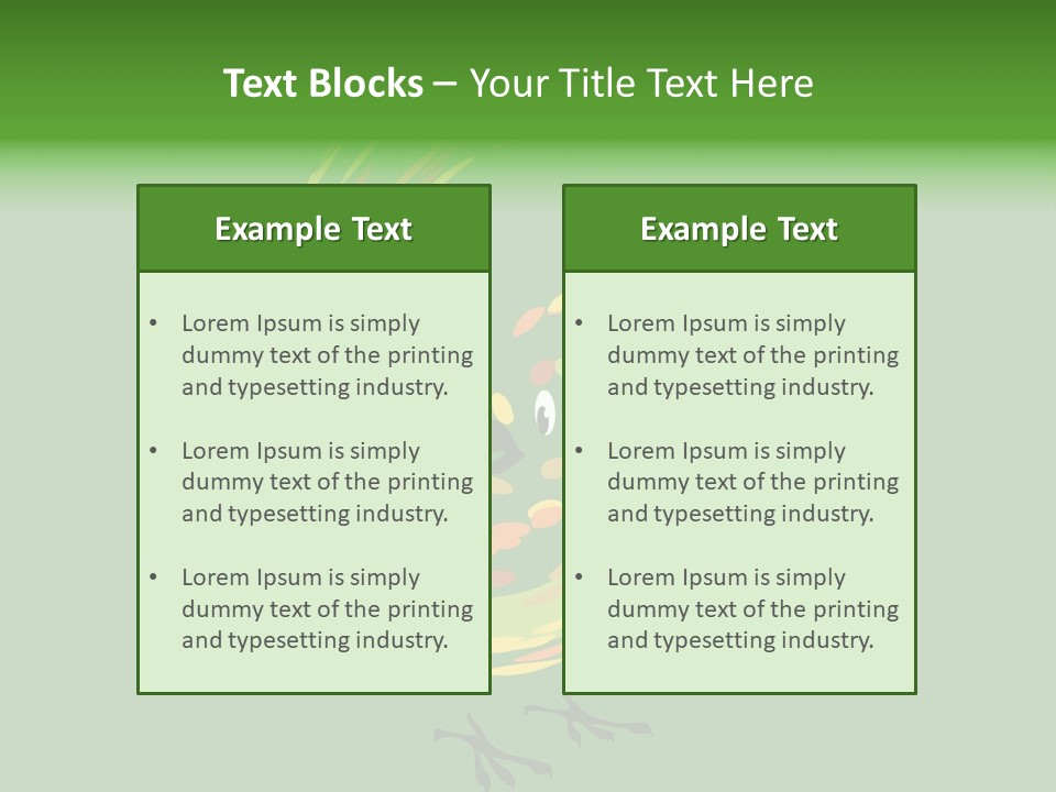 Spot Tropical Bird PowerPoint Template