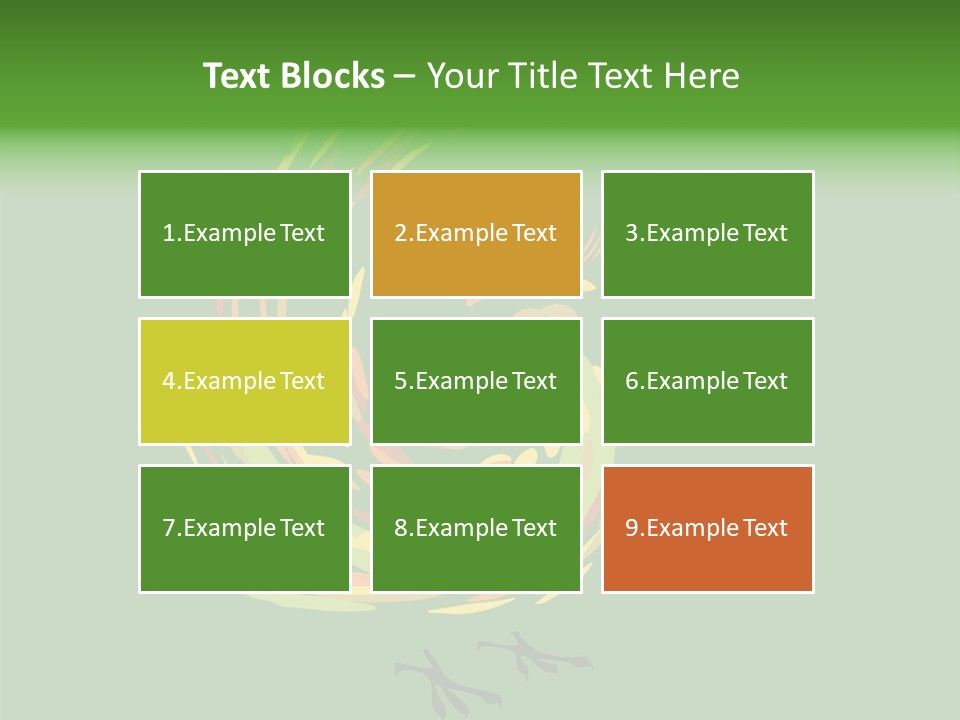 Spot Tropical Bird PowerPoint Template