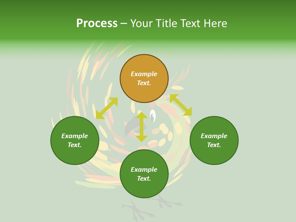 Spot Tropical Bird PowerPoint Template