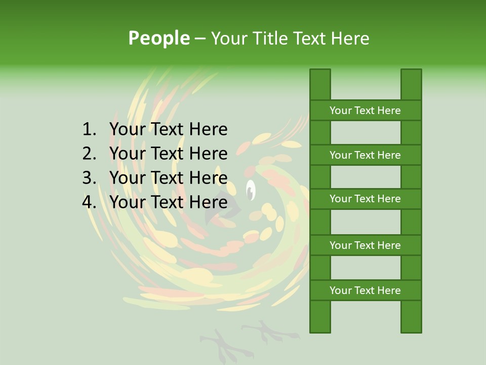 Spot Tropical Bird PowerPoint Template