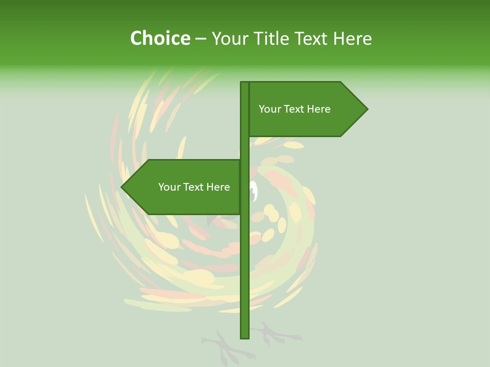 Spot Tropical Bird PowerPoint Template