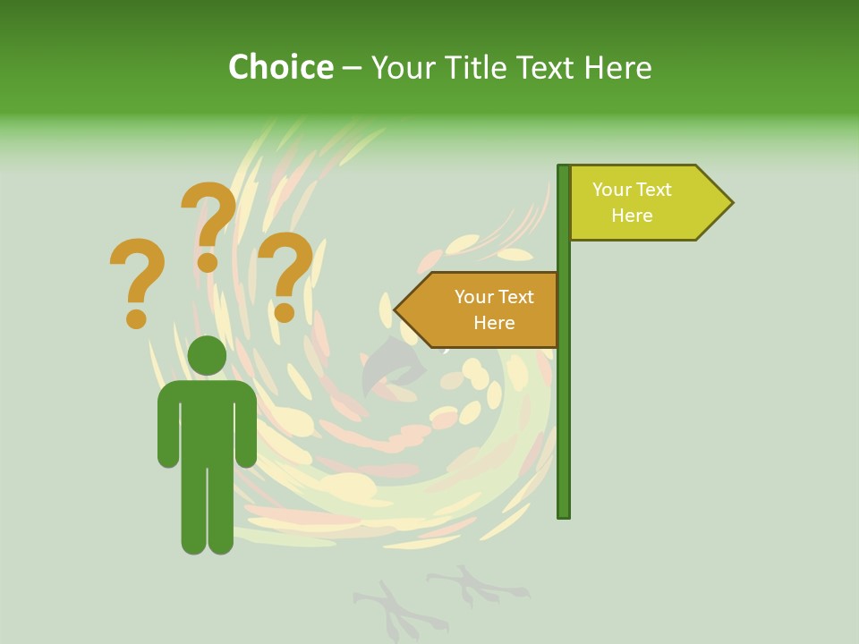 Spot Tropical Bird PowerPoint Template