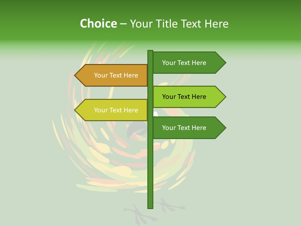 Spot Tropical Bird PowerPoint Template