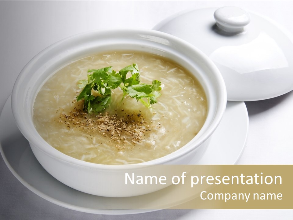 Tasty Asian Liquid PowerPoint Template