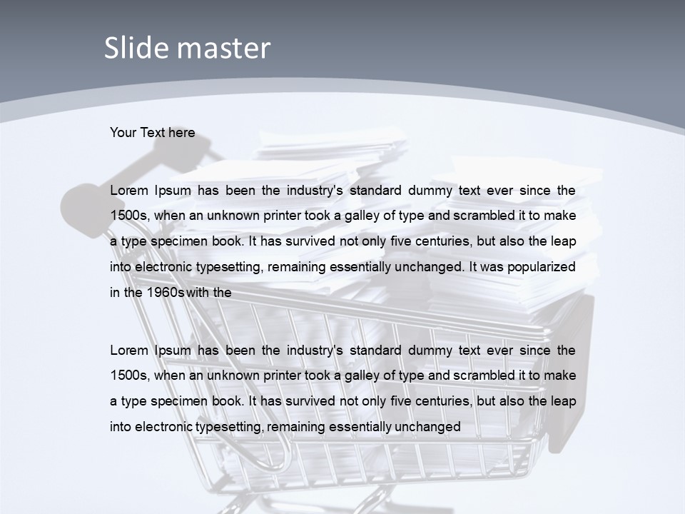 Neutral Writing Material Book Fair PowerPoint Template