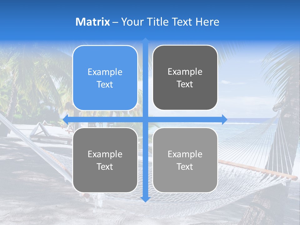 Shore Sun Sky PowerPoint Template