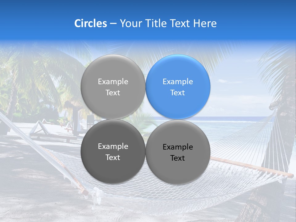 Shore Sun Sky PowerPoint Template
