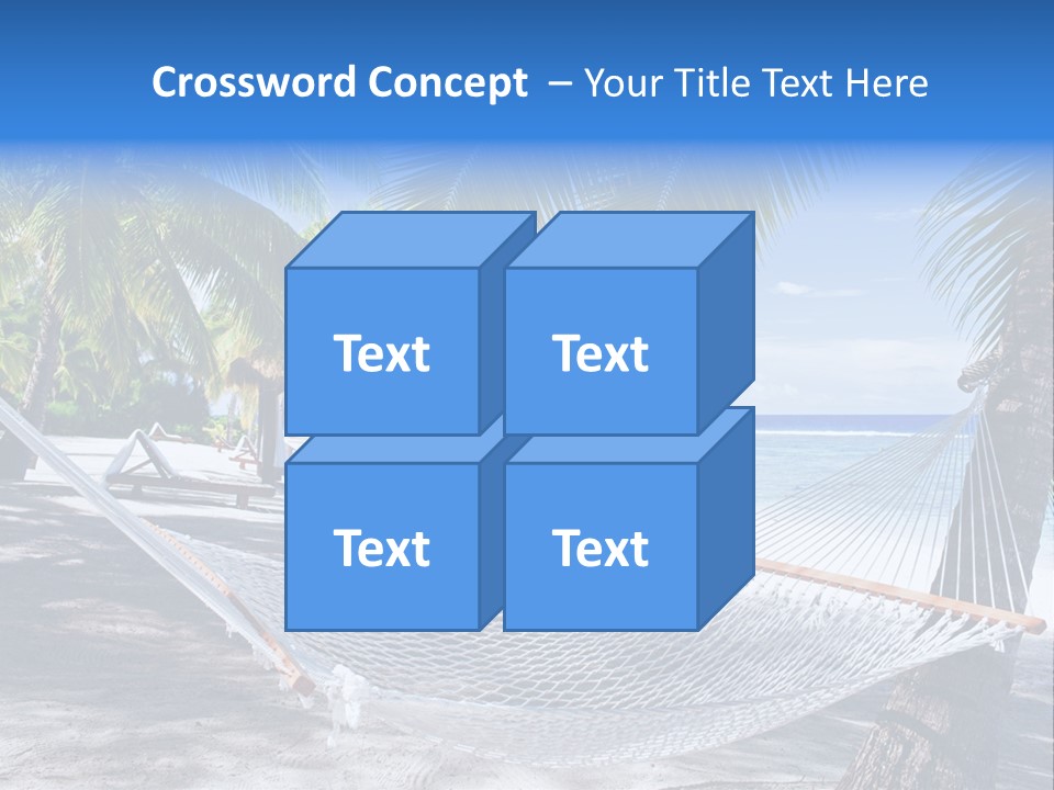 Shore Sun Sky PowerPoint Template