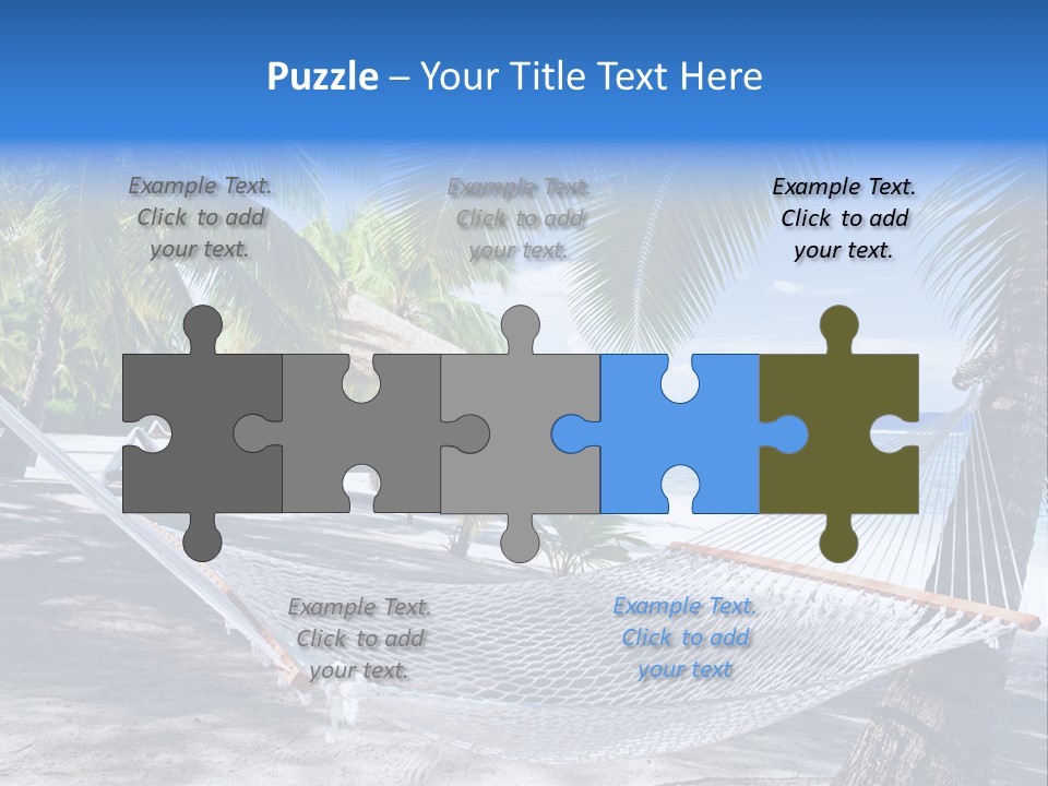 Shore Sun Sky PowerPoint Template