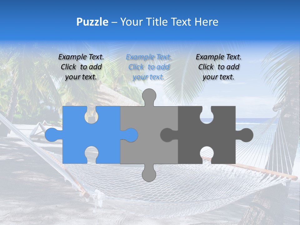 Shore Sun Sky PowerPoint Template