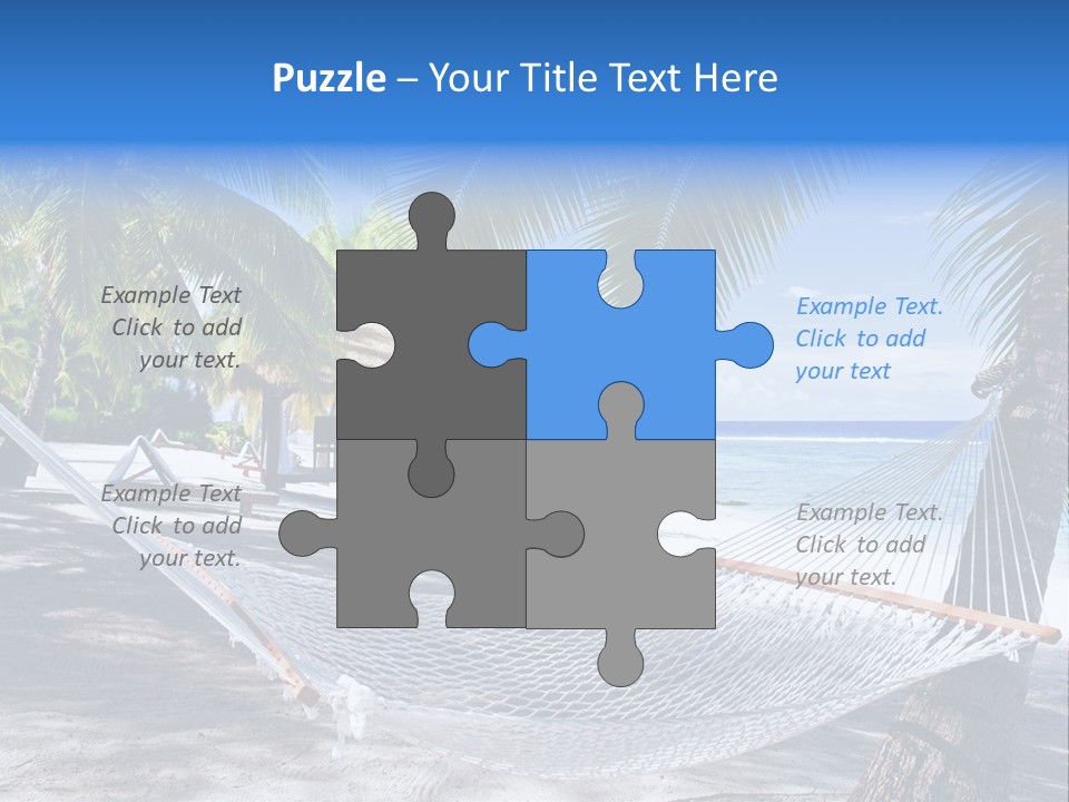 Shore Sun Sky PowerPoint Template