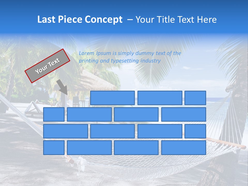 Shore Sun Sky PowerPoint Template