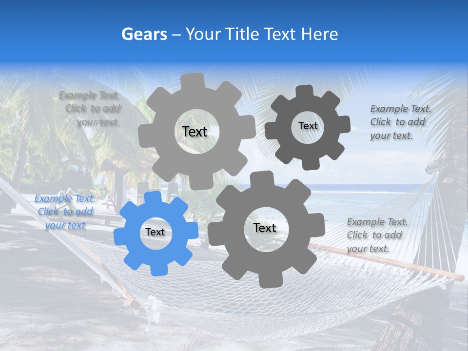 Shore Sun Sky PowerPoint Template