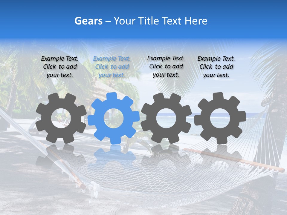 Shore Sun Sky PowerPoint Template