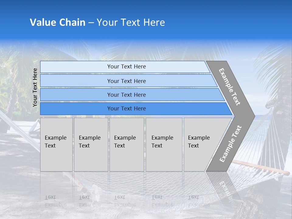 Shore Sun Sky PowerPoint Template