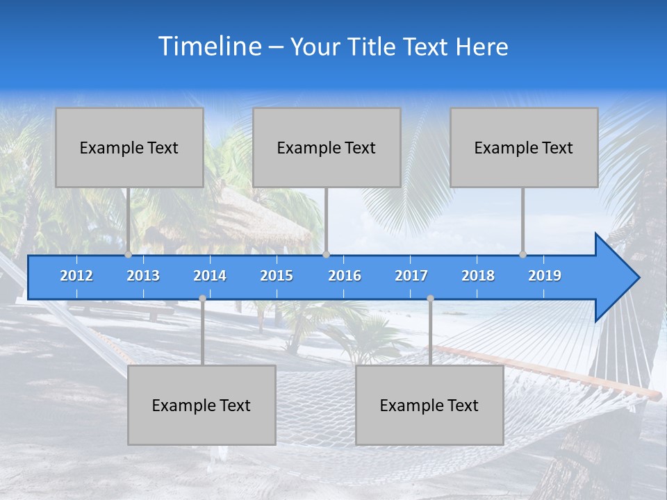 Shore Sun Sky PowerPoint Template