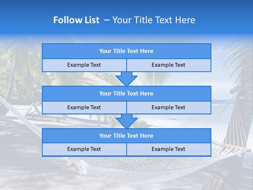 Shore Sun Sky PowerPoint Template
