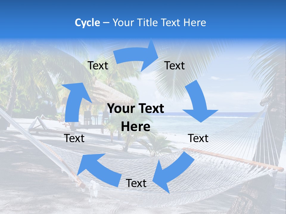 Shore Sun Sky PowerPoint Template
