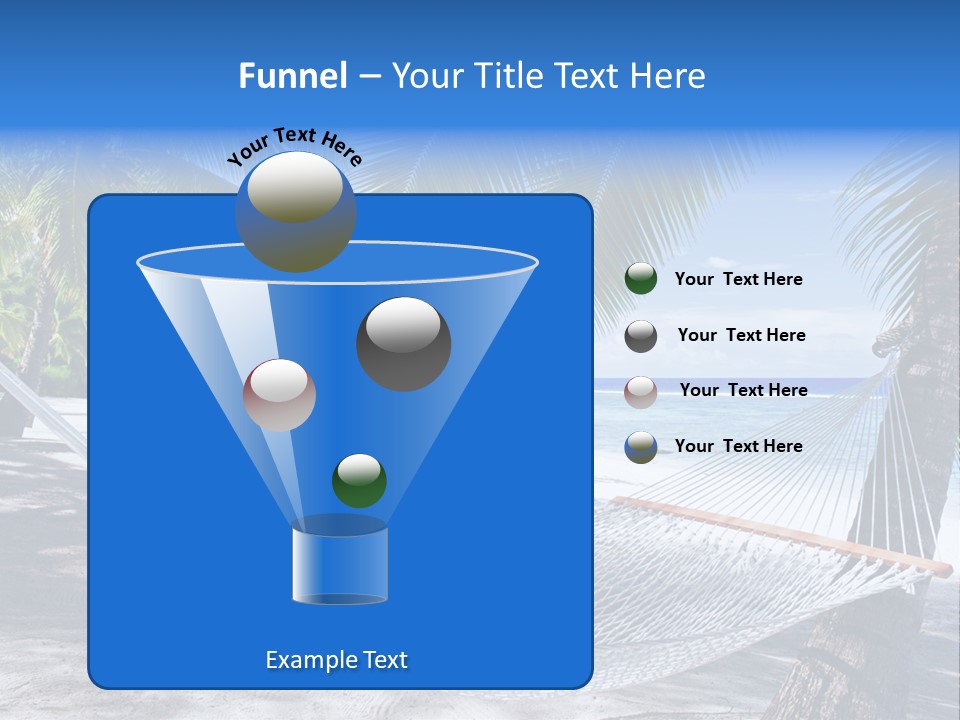 Shore Sun Sky PowerPoint Template