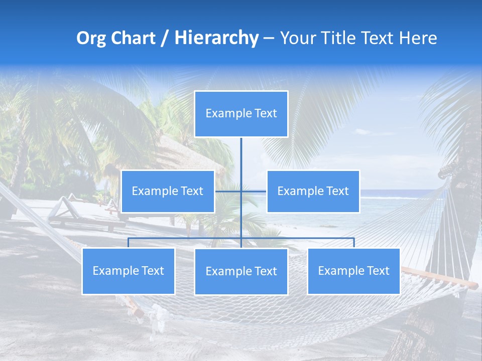 Shore Sun Sky PowerPoint Template