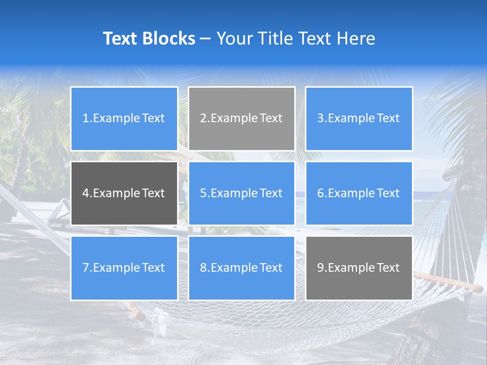 Shore Sun Sky PowerPoint Template