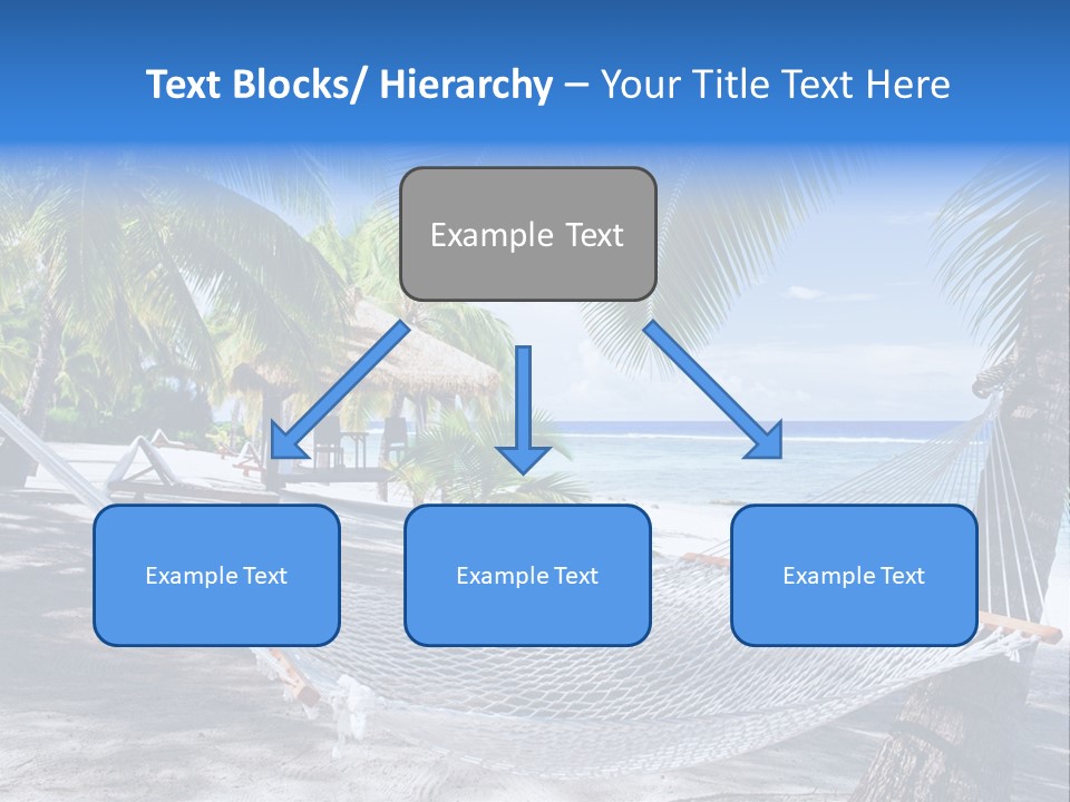Shore Sun Sky PowerPoint Template