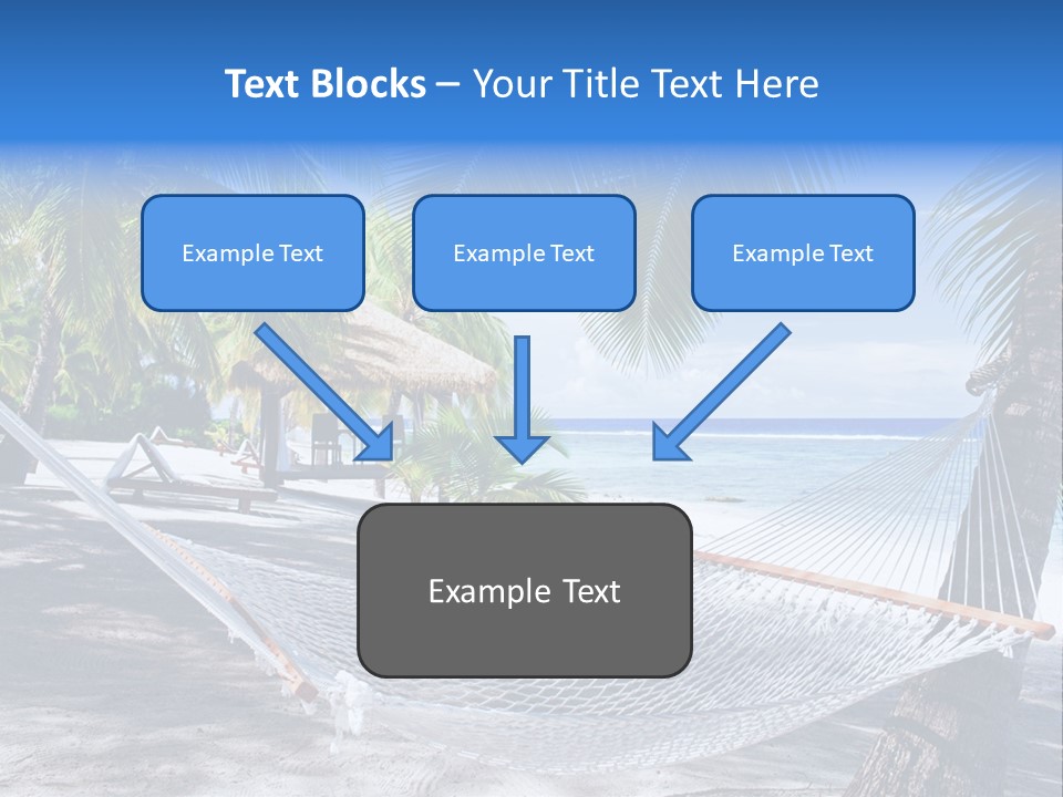Shore Sun Sky PowerPoint Template