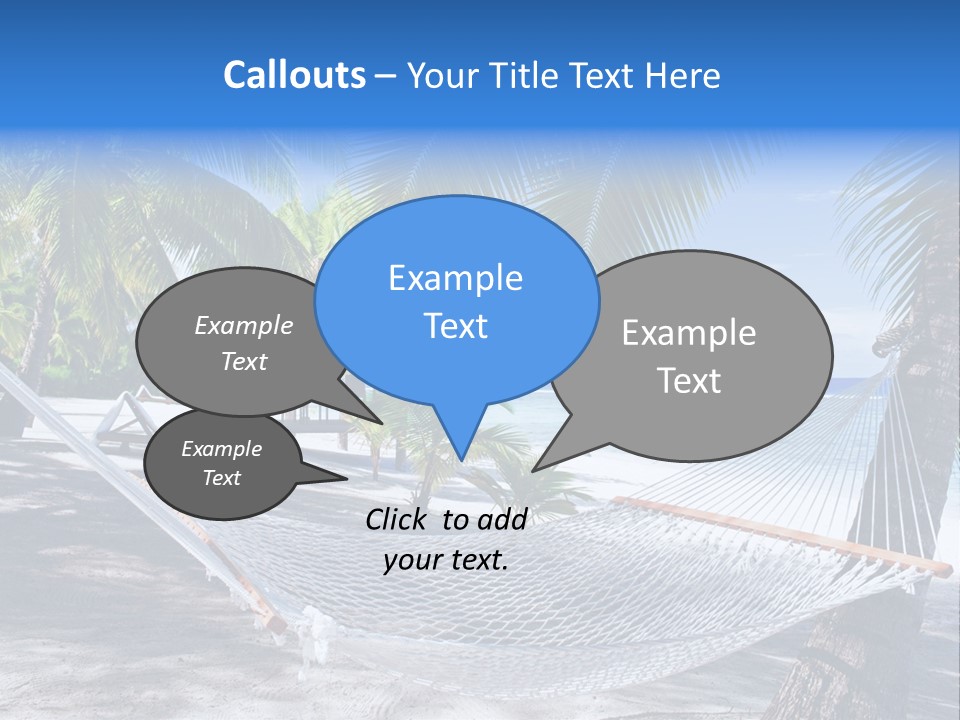 Shore Sun Sky PowerPoint Template