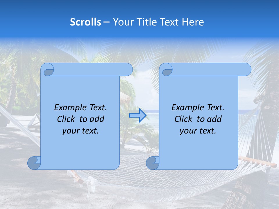 Shore Sun Sky PowerPoint Template