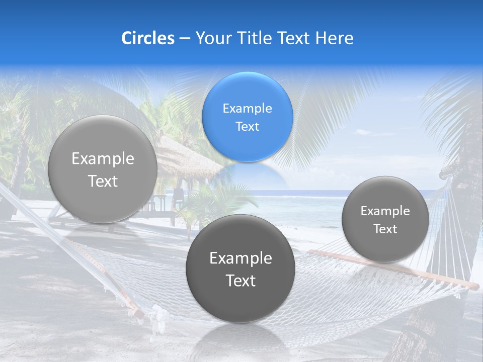 Shore Sun Sky PowerPoint Template