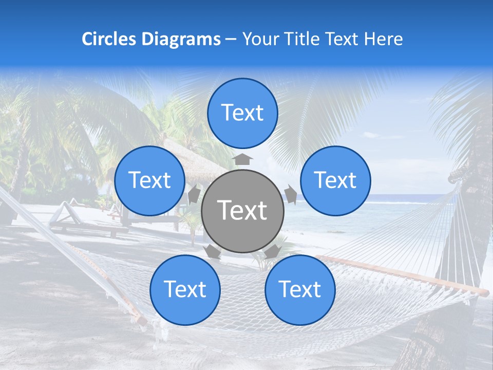 Shore Sun Sky PowerPoint Template