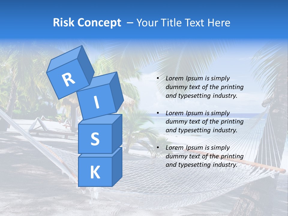 Shore Sun Sky PowerPoint Template