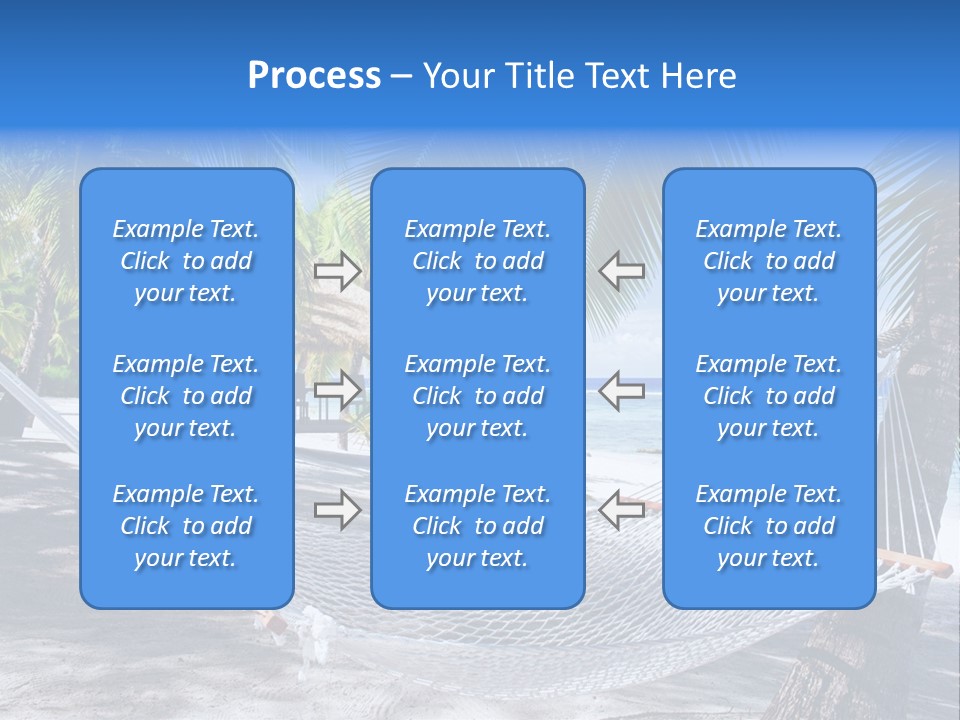 Shore Sun Sky PowerPoint Template