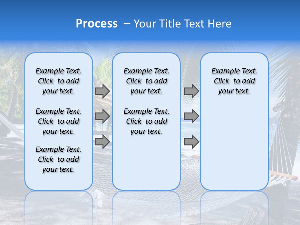 Shore Sun Sky PowerPoint Template