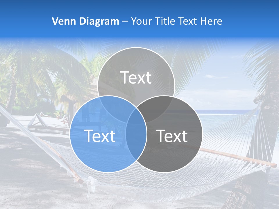 Shore Sun Sky PowerPoint Template