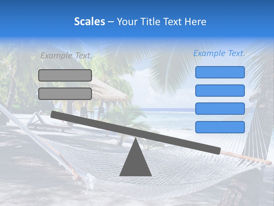 Shore Sun Sky PowerPoint Template