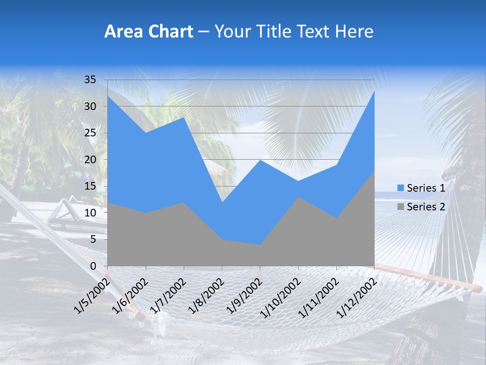 Shore Sun Sky PowerPoint Template