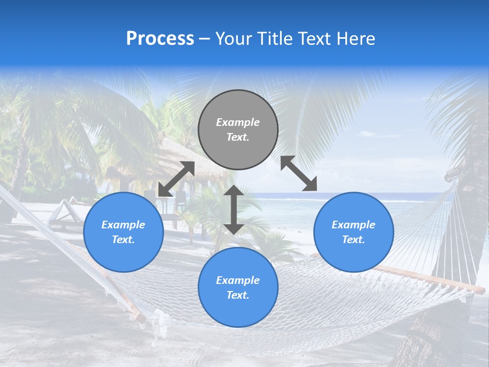 Shore Sun Sky PowerPoint Template