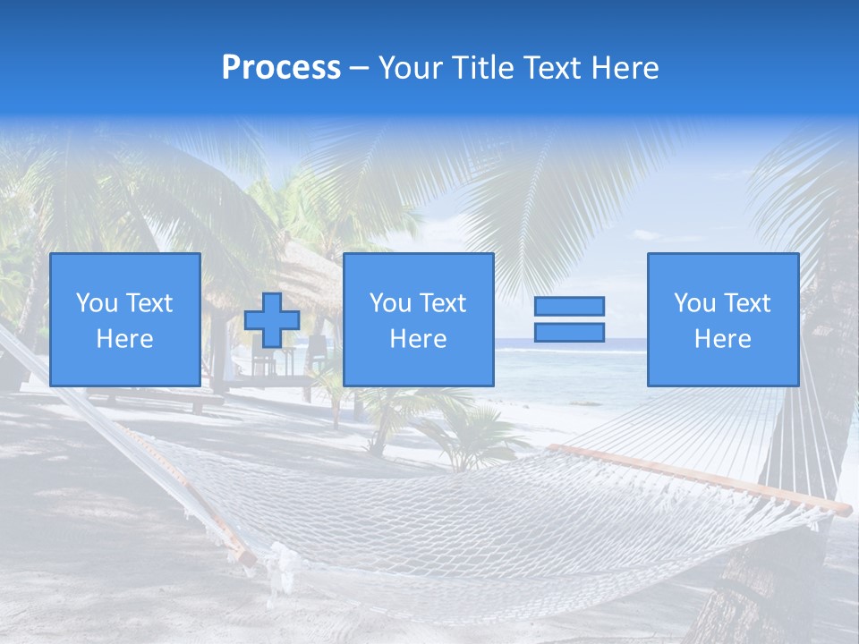 Shore Sun Sky PowerPoint Template
