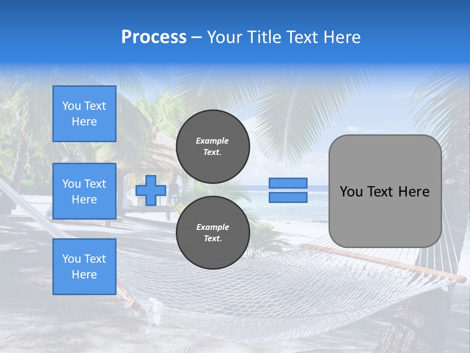 Shore Sun Sky PowerPoint Template