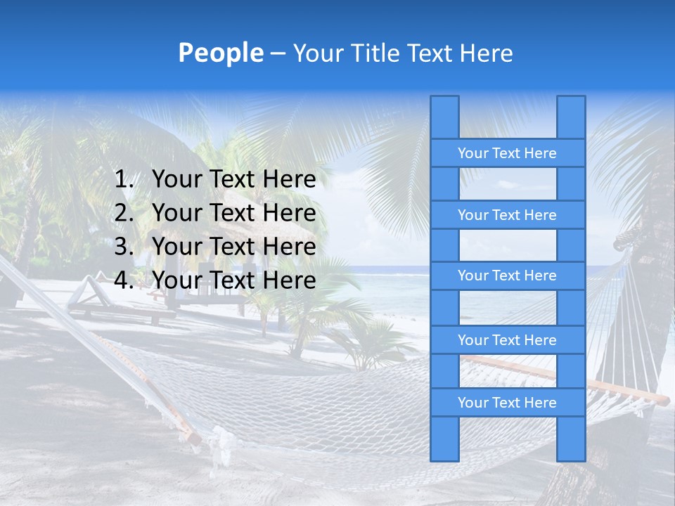 Shore Sun Sky PowerPoint Template