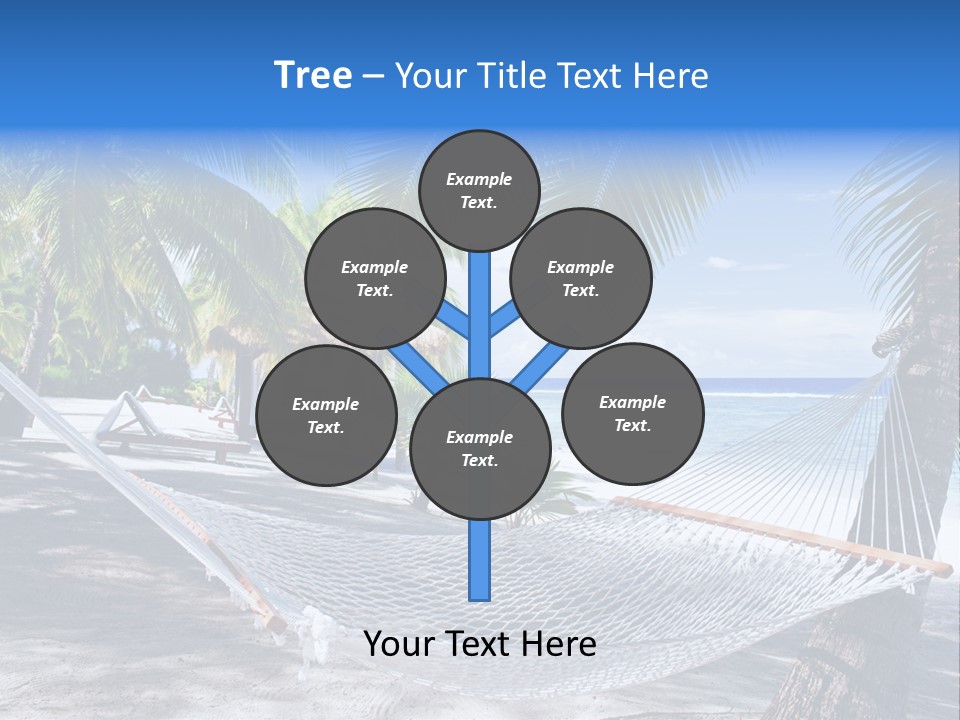 Shore Sun Sky PowerPoint Template