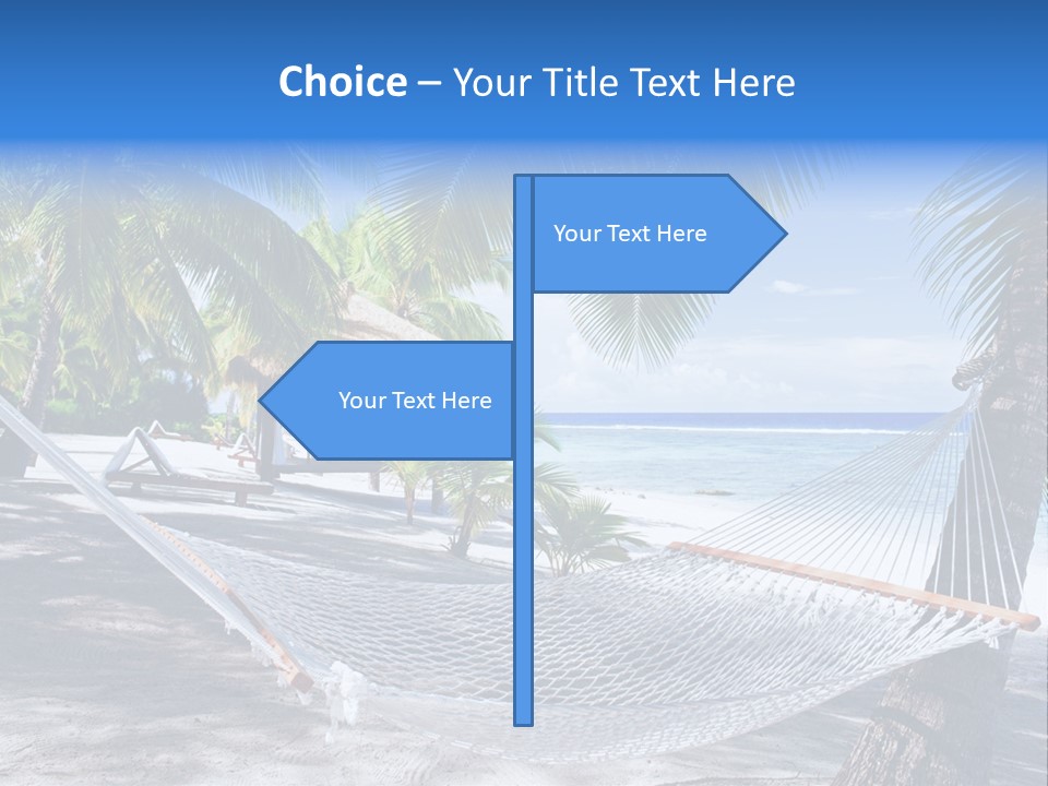 Shore Sun Sky PowerPoint Template