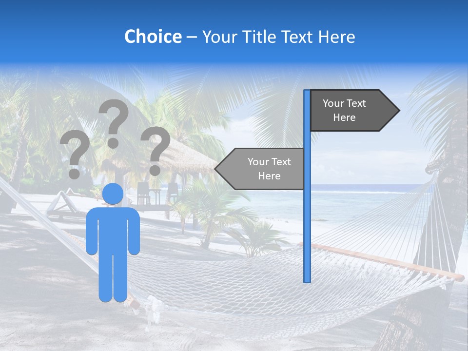Shore Sun Sky PowerPoint Template