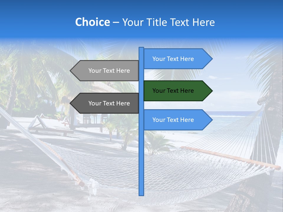 Shore Sun Sky PowerPoint Template