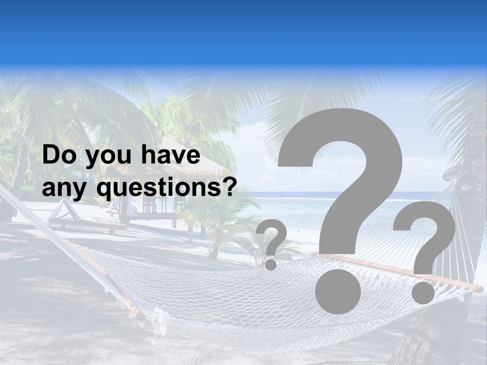 Shore Sun Sky PowerPoint Template