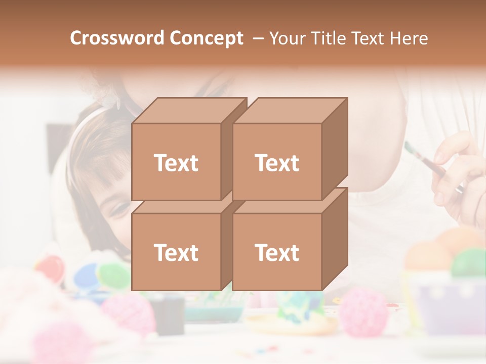 Celebration Craft Togetherness PowerPoint Template