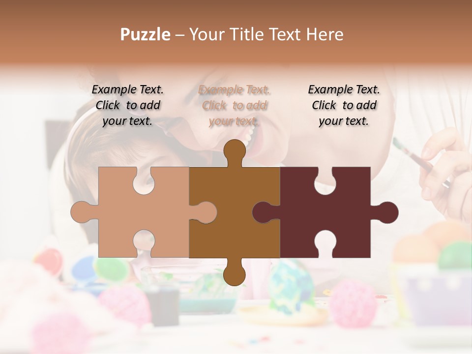 Celebration Craft Togetherness PowerPoint Template